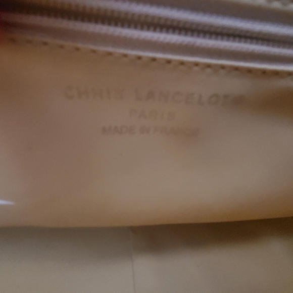 Chris Lancelot baby blue leather frame vintage purse - Picture 5 of 11